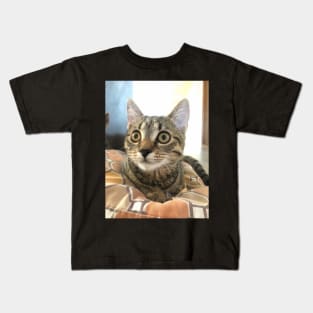 Surprised cat Kids T-Shirt